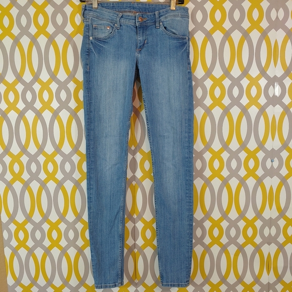 H&M Denim - H&M Super Skinny Stretch Blue Jeans Size 29